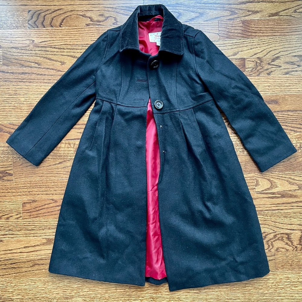 Elegant Black Coat for girls, size S